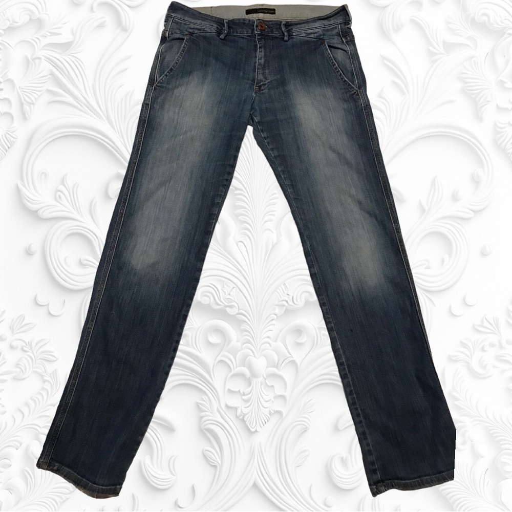 Vintage Calvin Klein Slim Fit Low Rise Straight Leg Jeans